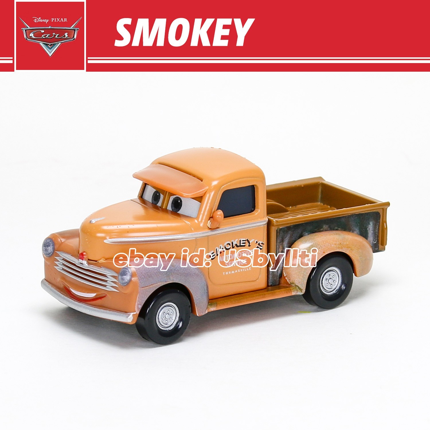 Disney Pixar Cars 3 Smokey Diecast 1:55 Metal Car Toy Gift, NEW Loose