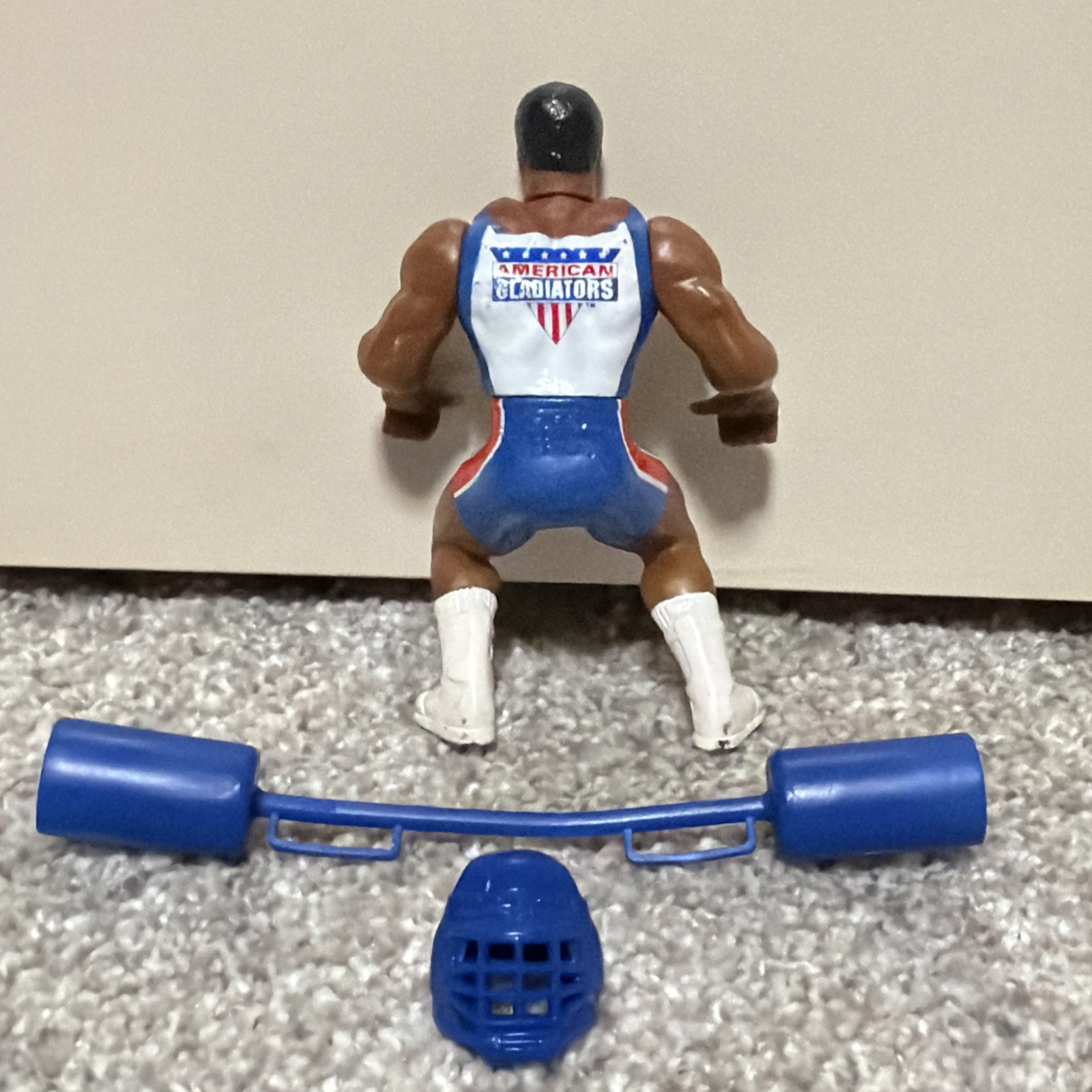Vintage 1991 American Gladiator Gemini Complete With Helmet And Pugil Stick