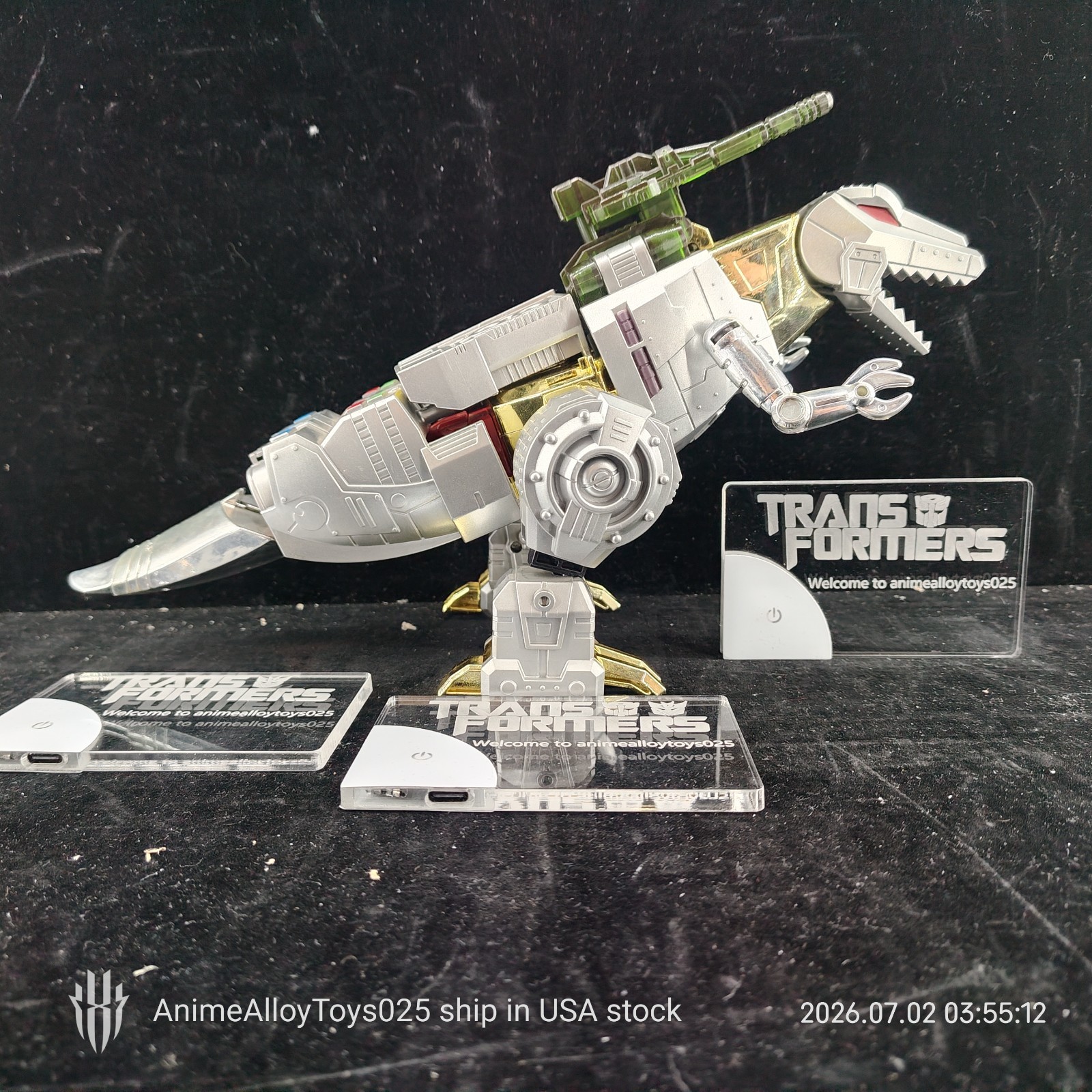 Transformation ZJ Enlarged V-Class G1 Grimlock Deformation Robot Toy