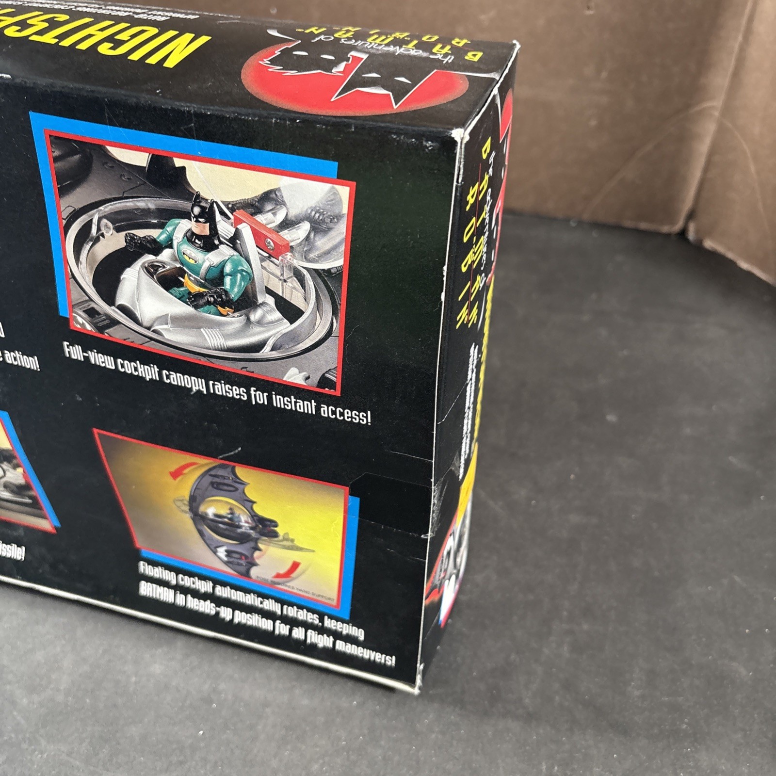 NIGHTSPHERE ADVENTURES OF BATMAN & ROBIN ACTION FIGURE VEHICLE KENNER NEW VINTAG