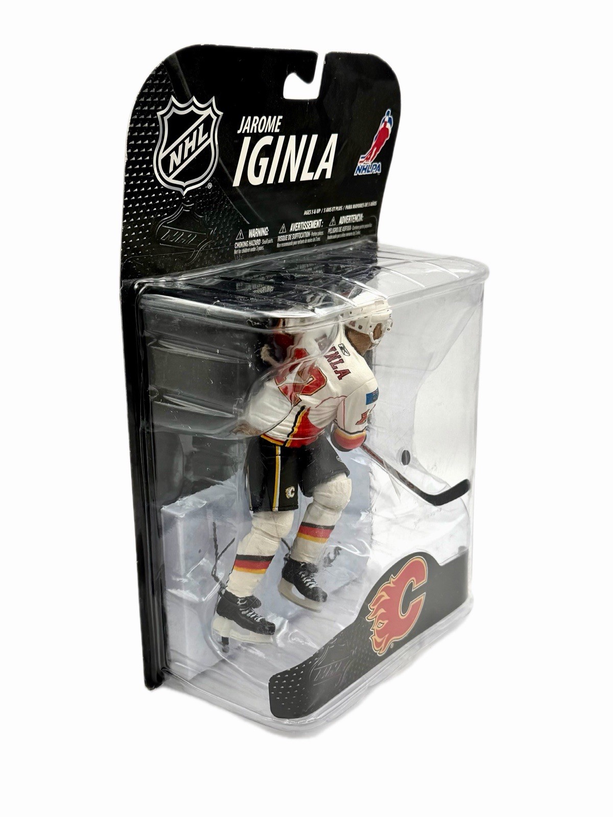 Jarome Iginla McFarlane NHL 20 Figure Flames SEALED HOF Rare OOP