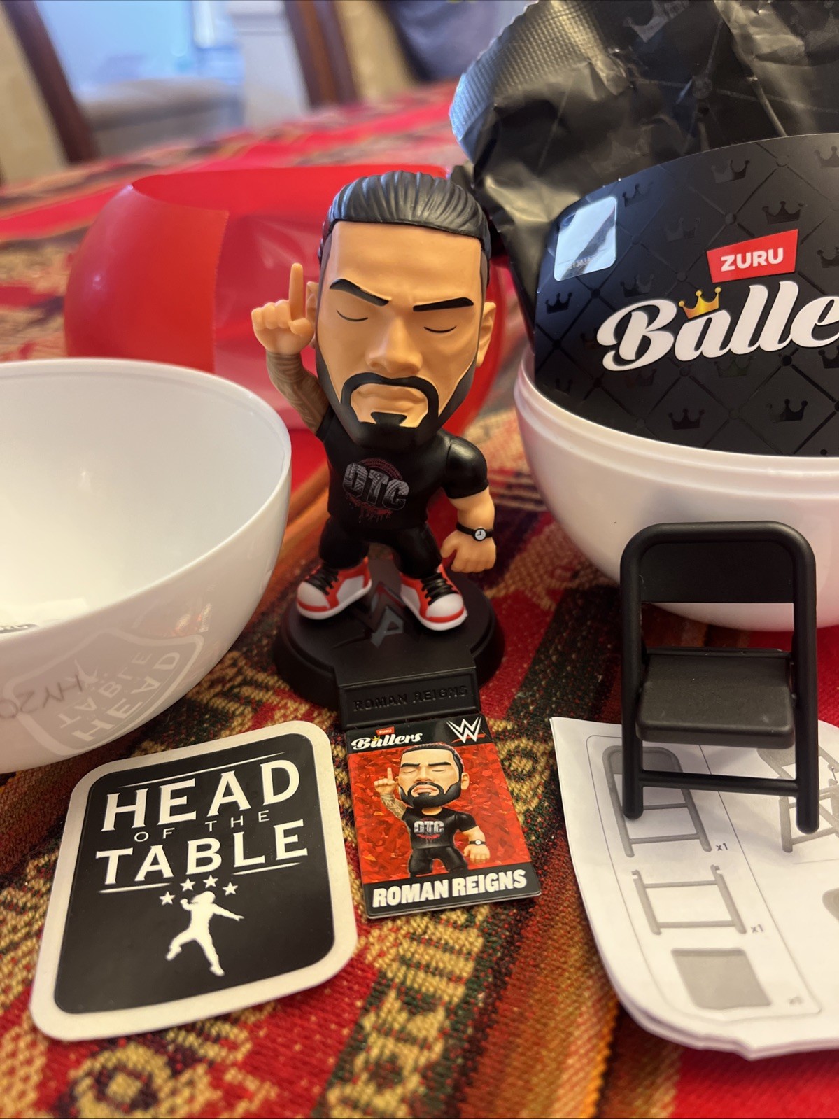 2026 ZURU Roman Reigns Ballers RARE Complete Set