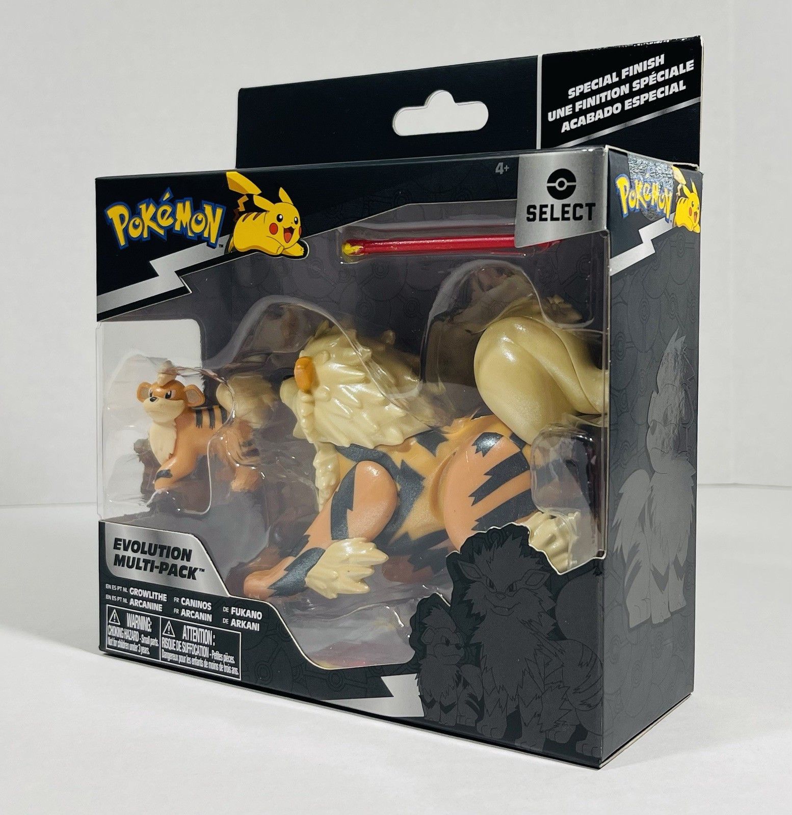New In Box Pokemon Select Evolution Multipack (Growlithe, Arcanine)