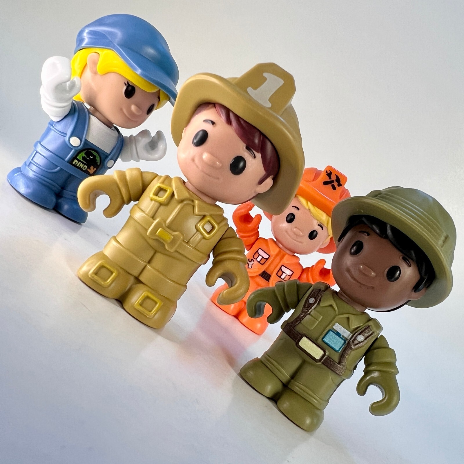 Little Figurines Workers Figures Toys (Lot of 4)