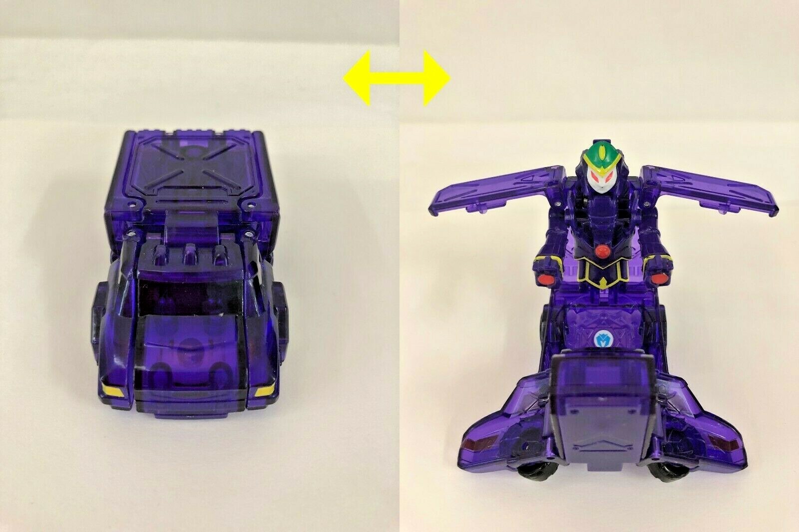 [TURNING MECARD] ANDROMAGICIAN Transformable Robot Car TV Figure+2card