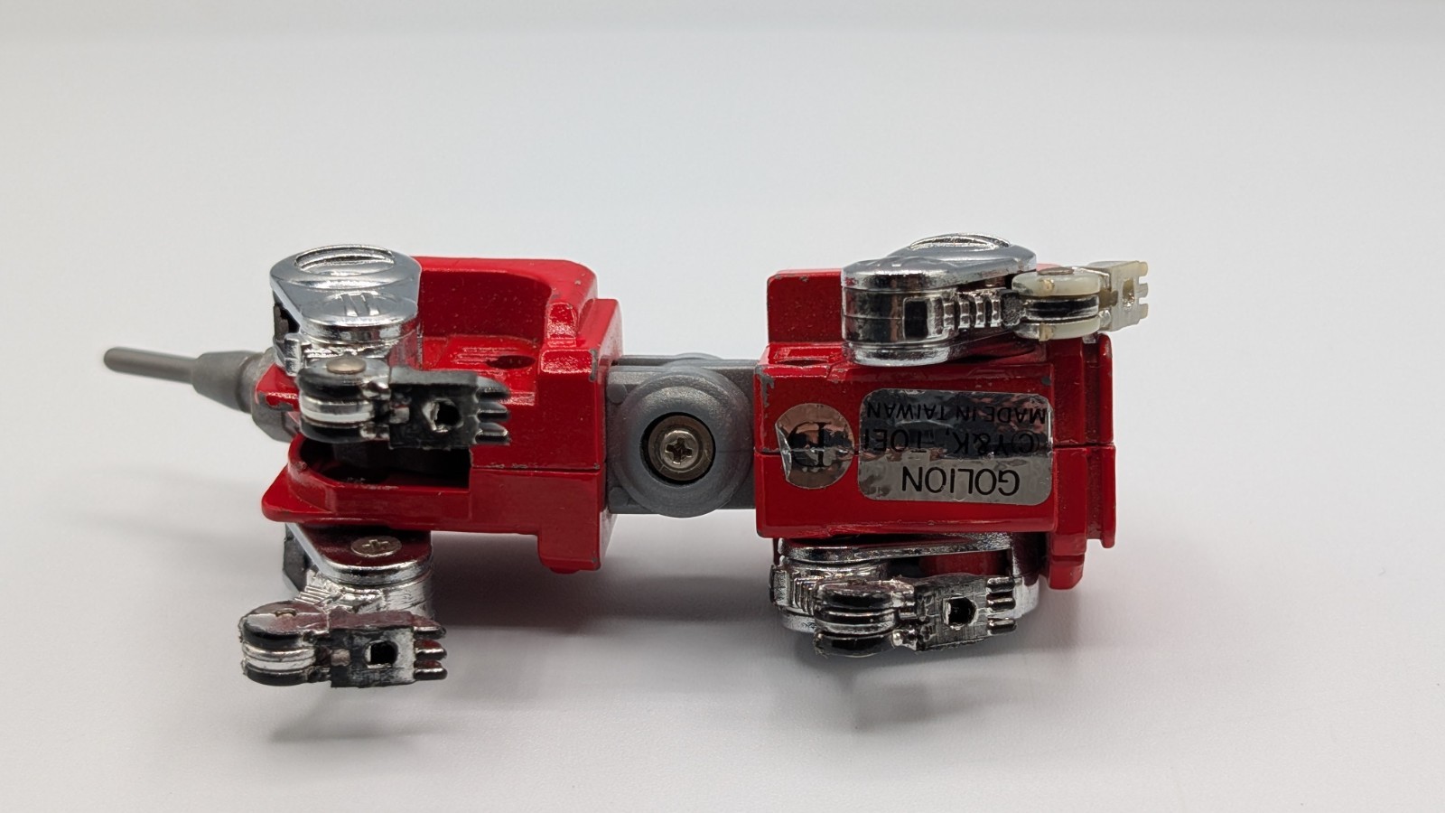 1980’s Bandai Toei Voltron GoLion Diecast Red Lion #2 4″ Figure (Body Only)