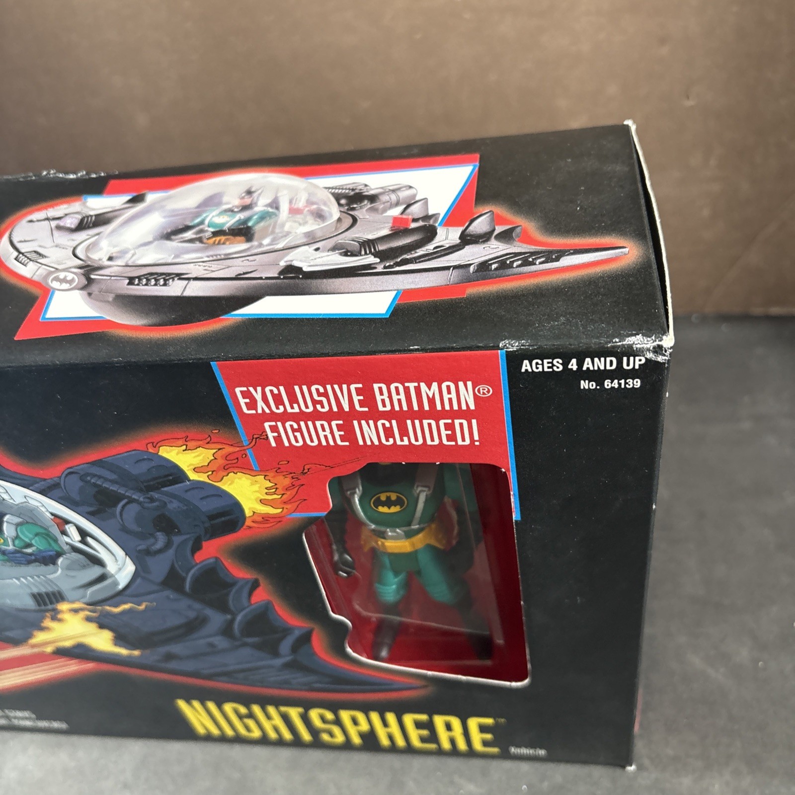 NIGHTSPHERE ADVENTURES OF BATMAN & ROBIN ACTION FIGURE VEHICLE KENNER NEW VINTAG