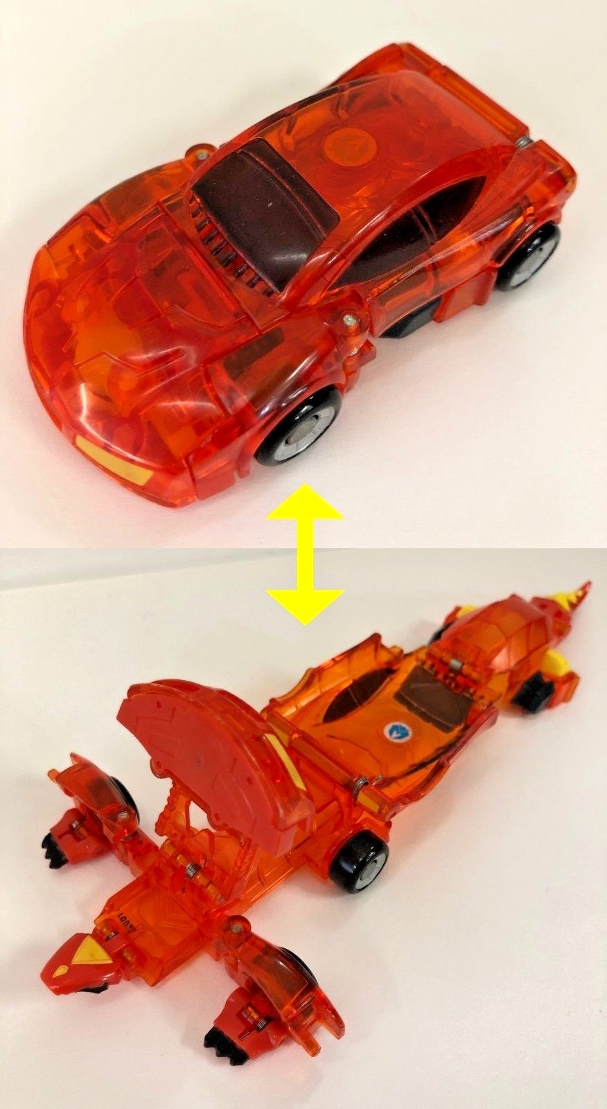 [TURNING MECARD]COCKAT Transformable Robot Car Korea TV Figure + 2 card