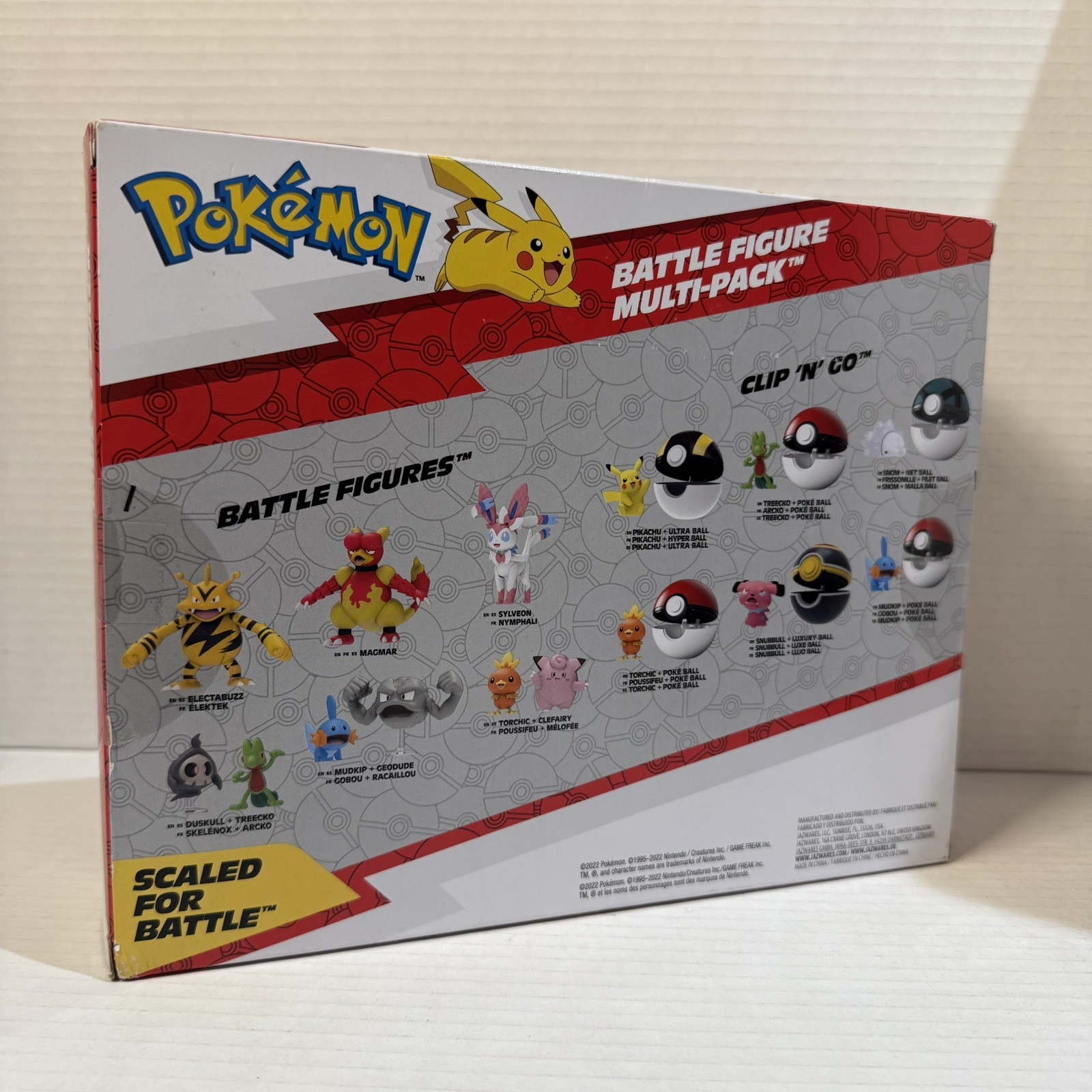 Pokemon Battle Figure Multi-Pack Features 2-Inch Pikachu, Eevee, Appletun NEW