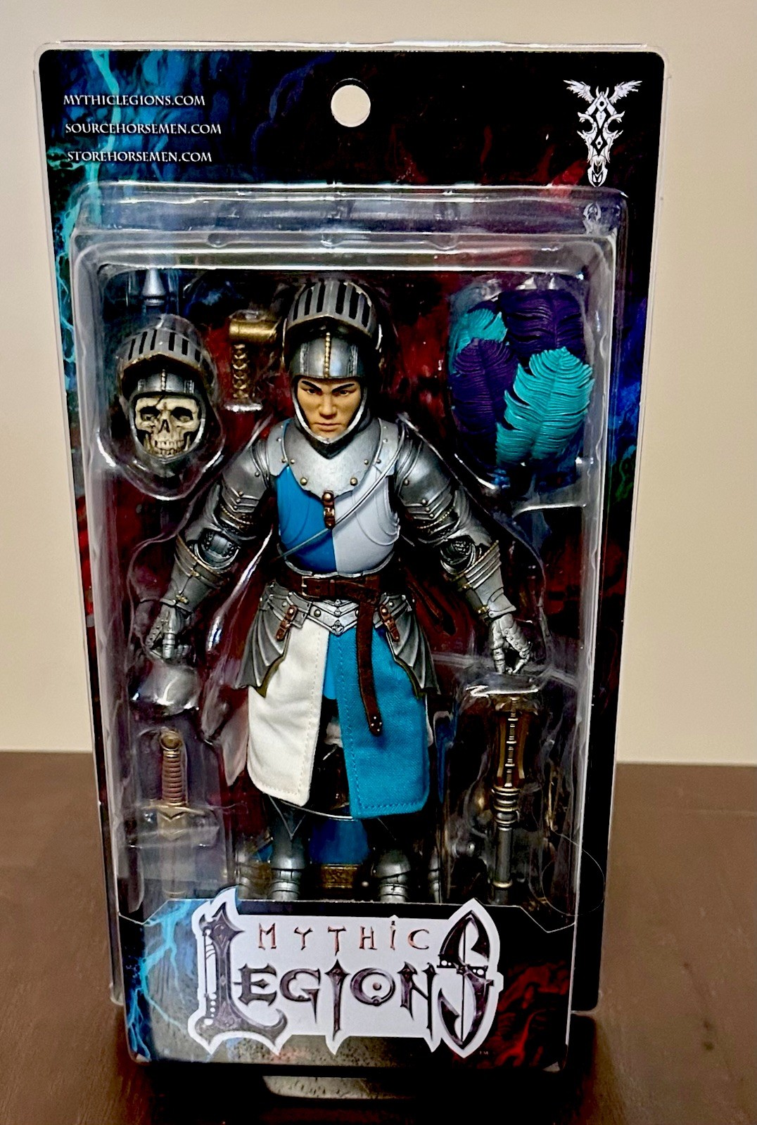 Mythic Legions Four Horsemen Studios Sir Adalric Figure MOC / NIB w/ Accessories