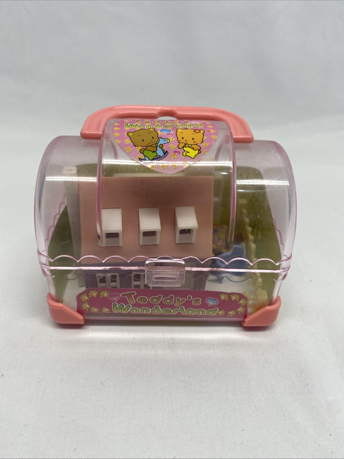 1990s Teddy’s Wonderland Mini House Playset Vintage Toy Lot
