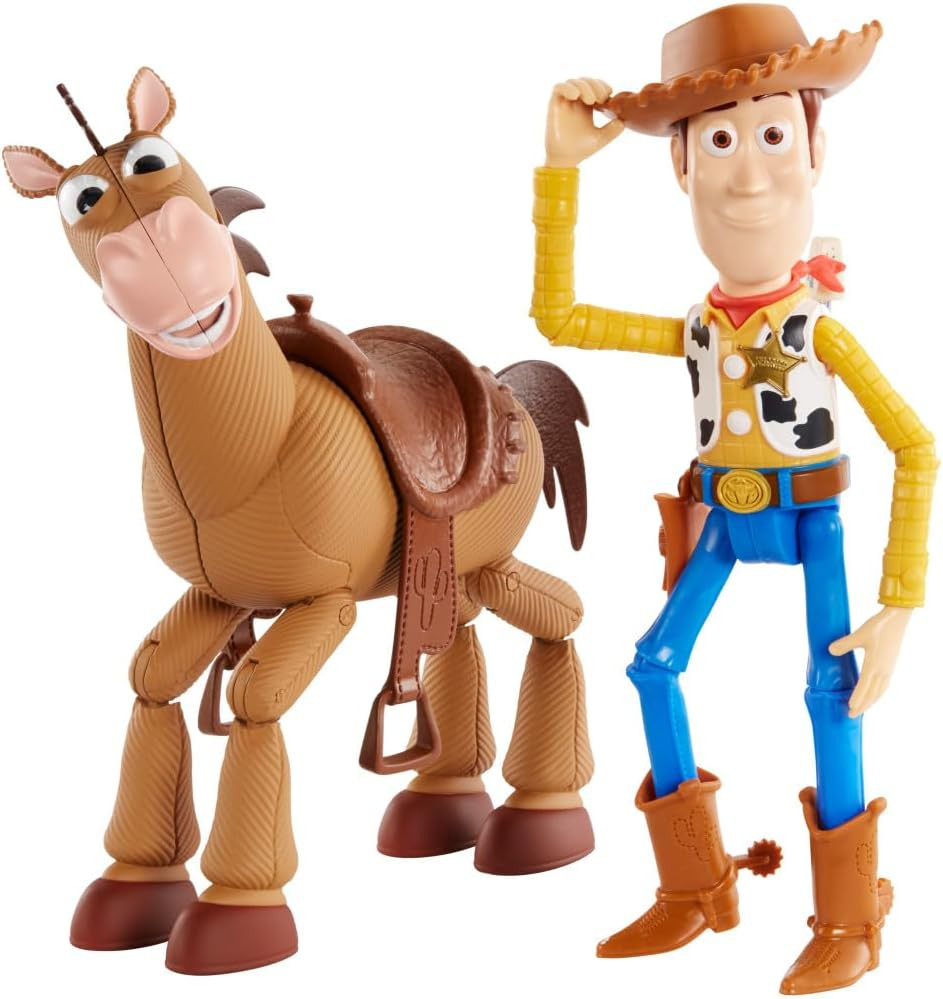 Mattel Disney Pixar’S Toy Story 4 Woody and Buzz Lightyear 2-Character Pack, Mov