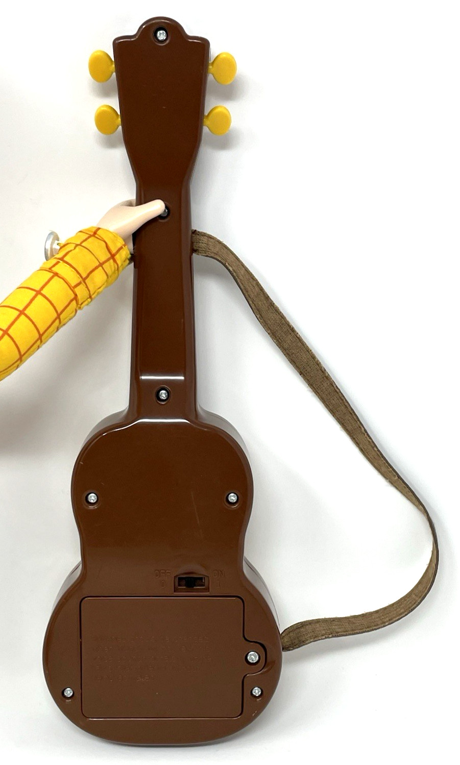 Disney Pixar Toy Story 2 Strummin’ Singin’ Woody Doll Guitar & Hat 1999 Works