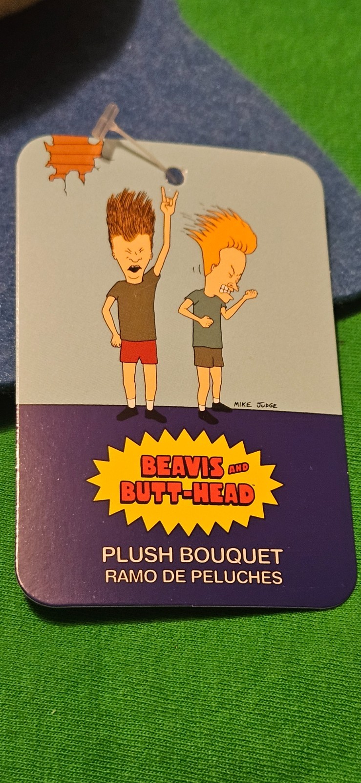 Collectible Beavis & Butthead Plush Stuffed Valentines Bouquet New with Tags