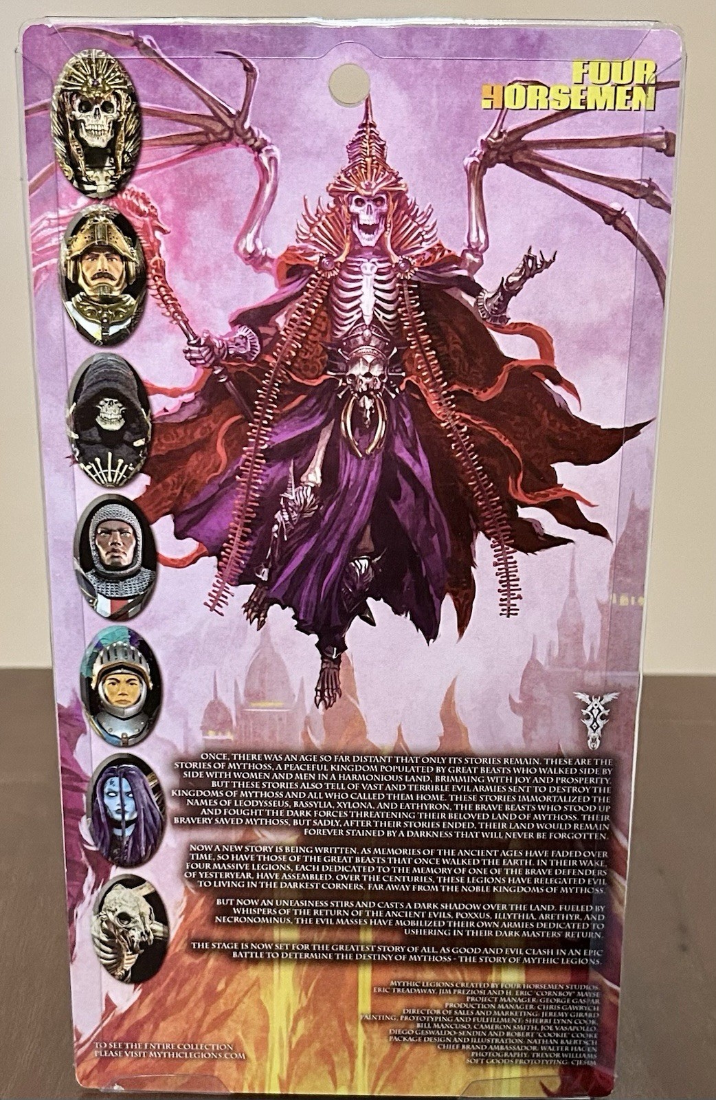 Mythic Legions Four Horsemen Studios Sir Adalric Figure MOC / NIB w/ Accessories