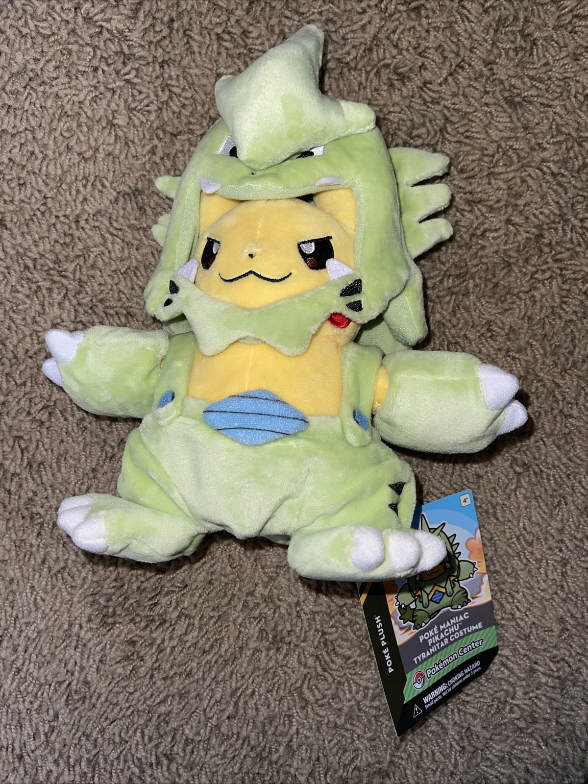 Pokemon Center Original Limited Plush Doll Pikachu Tyranitar Mania