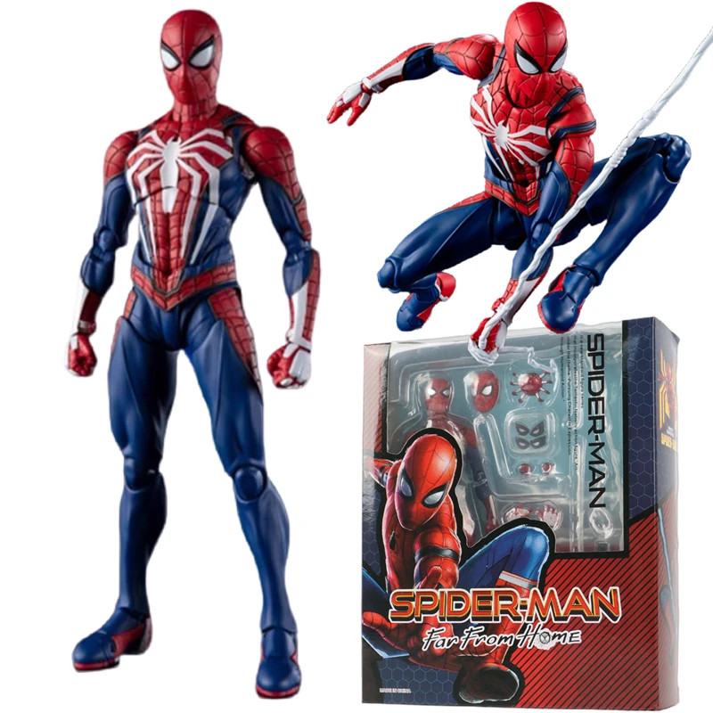 SHFiguarts Spider-Man PS4 Game Version Peter Parker Action Figure Model Toy Gift