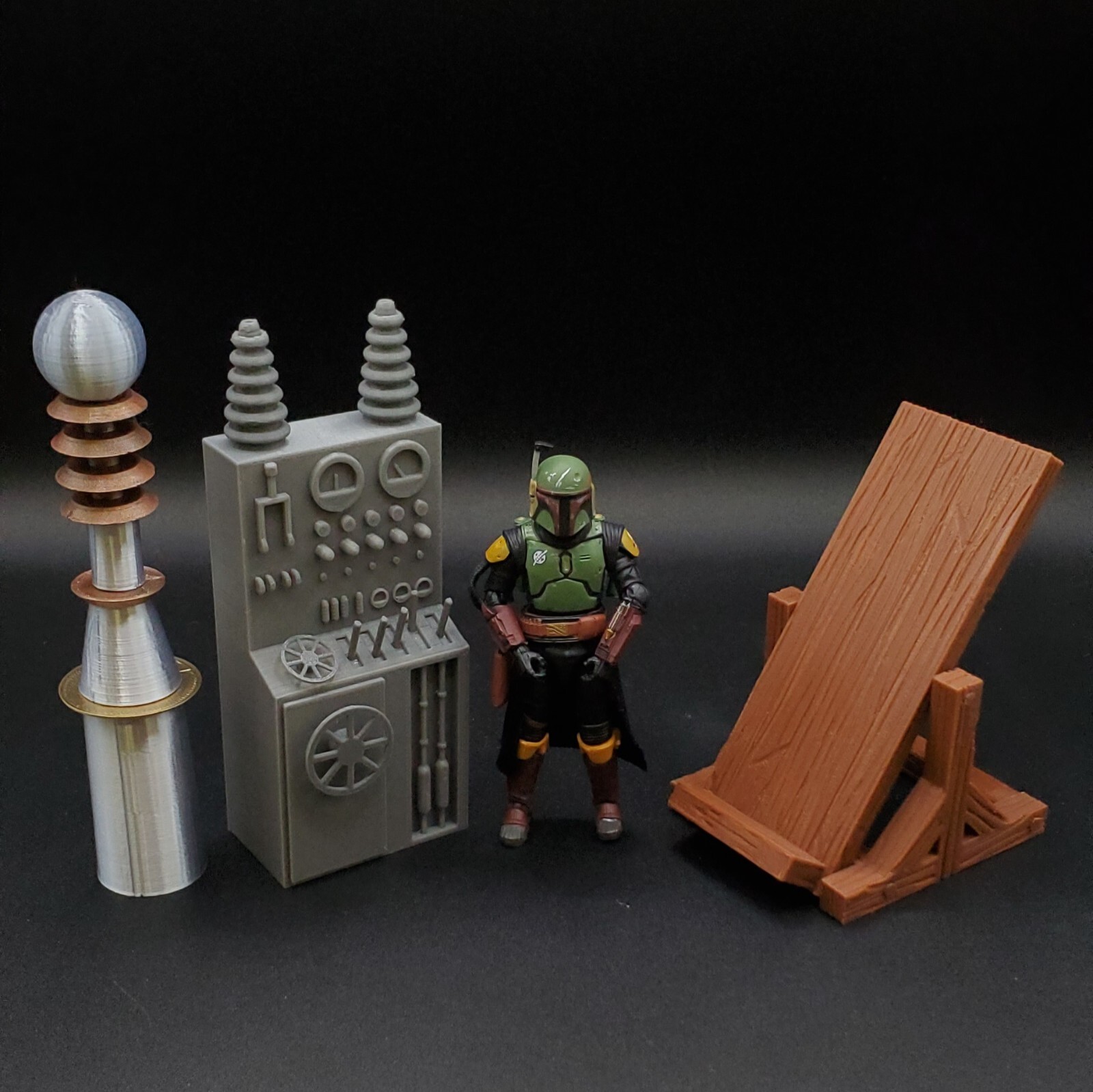CUSTOM FRANKENSTEIN LAB for 3.75″ UNIVERSAL MONSTERS STAR WARS FIGURE DIORAMA