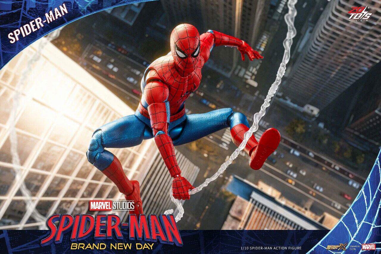 Presale ZD TOY SpiderMan Series Brand New Day Scarlet Spider Man Action Figure