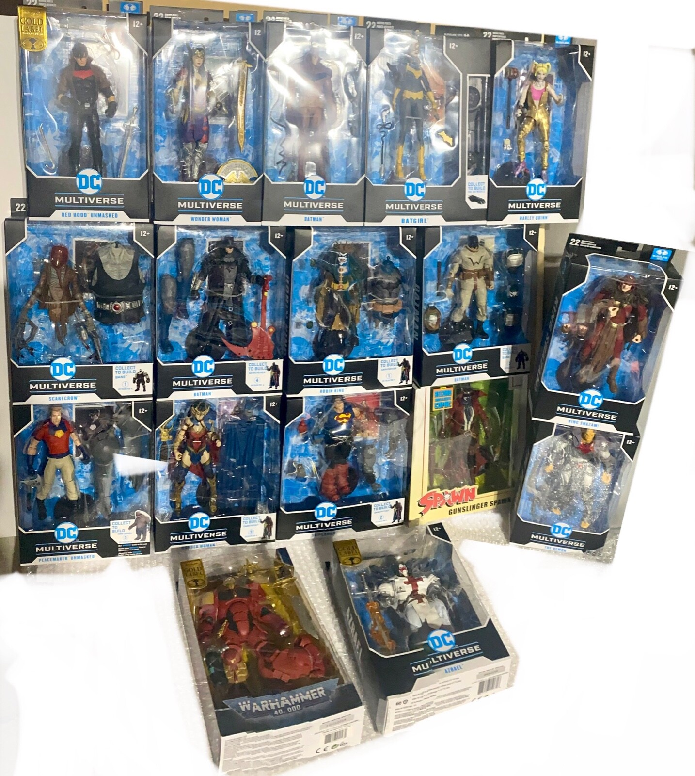 McFarlane Toys DC Multiverse Gold Label Batman 40K Spawn Red Hood – NEW Figures
