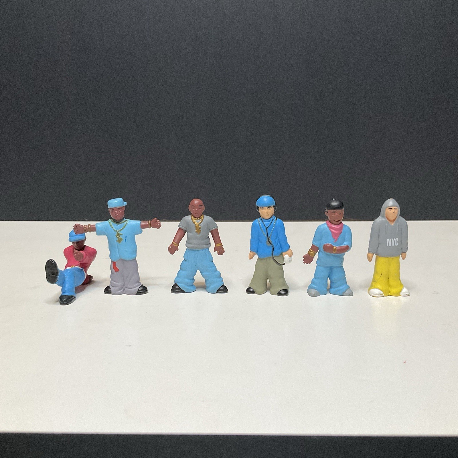 Vintage Lil Homies Playaz Figures 1:32 Lot of 6 Vending Machine Figures Y2K