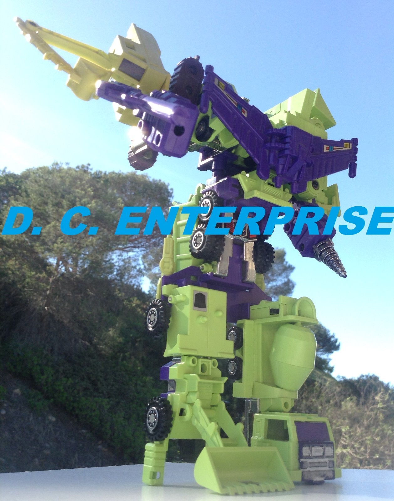 HASBRO TRANSFORMERS G1 SERIES 2  DEVASTATOR INCOMPLETE CONSTRUCTICON & PART 1985