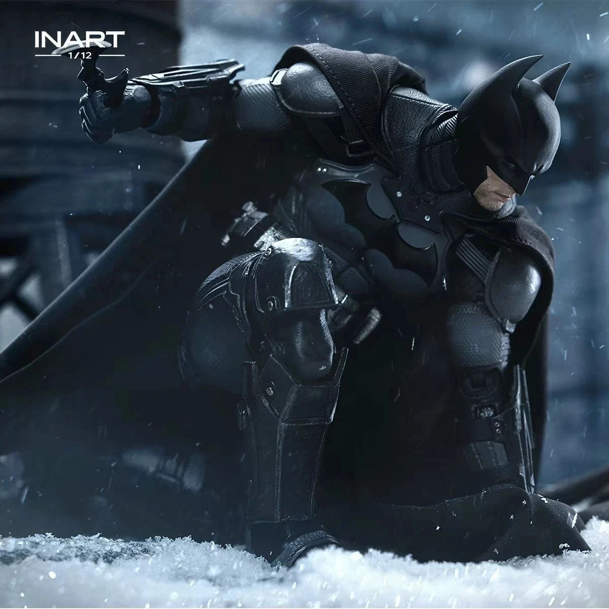 INART Batman Arkham Origins Batman 1/12 Action Figure Collection Model Toy New