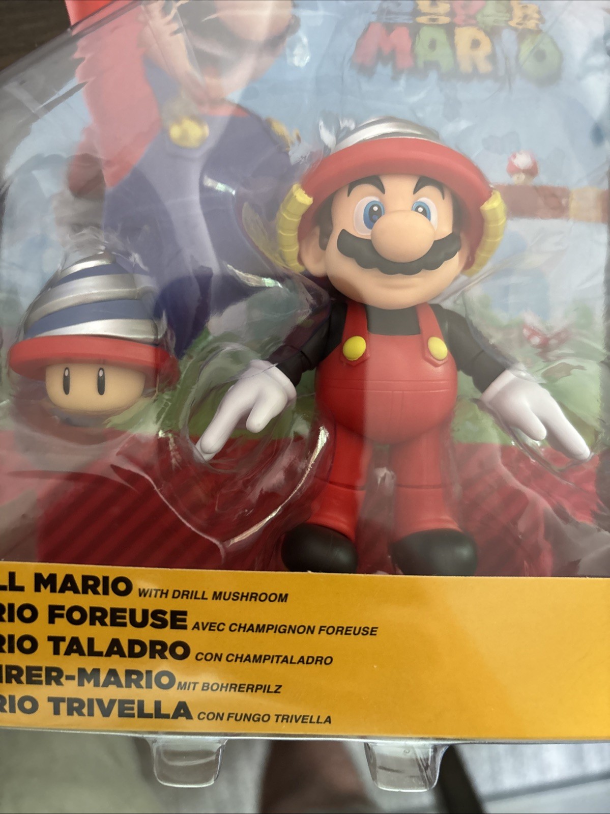 Super Mario Drill Mario World of Nintendo Jakks Pacific 5” 2026 In HN