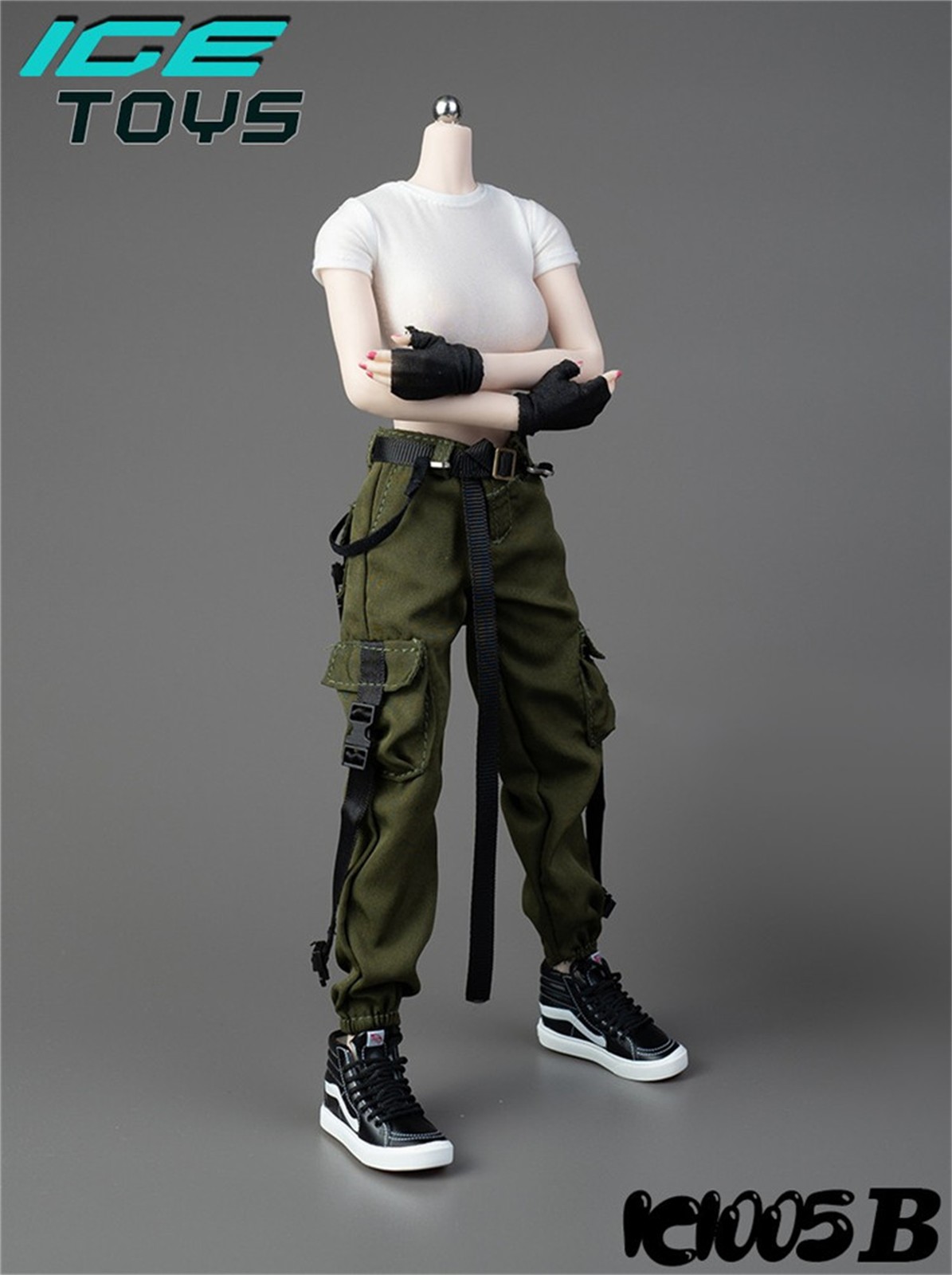 ICE TOYS IC1005 1/6 Vest & Cargo Pants Clothing Model Fit 12in Body Figures