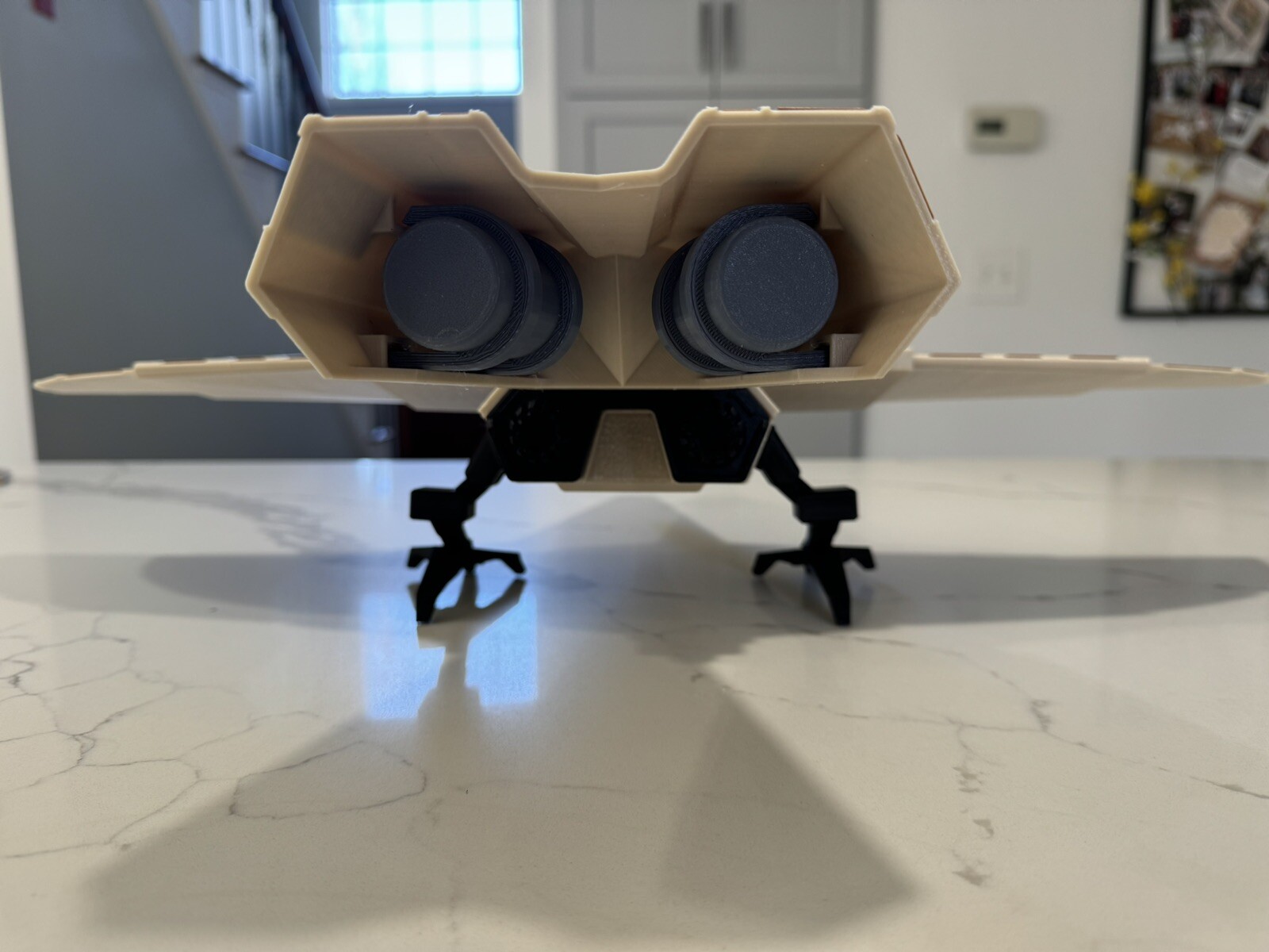 Buck Rogers Custom Designed 3D printed Classic Hawk’s Warhawk Fighter