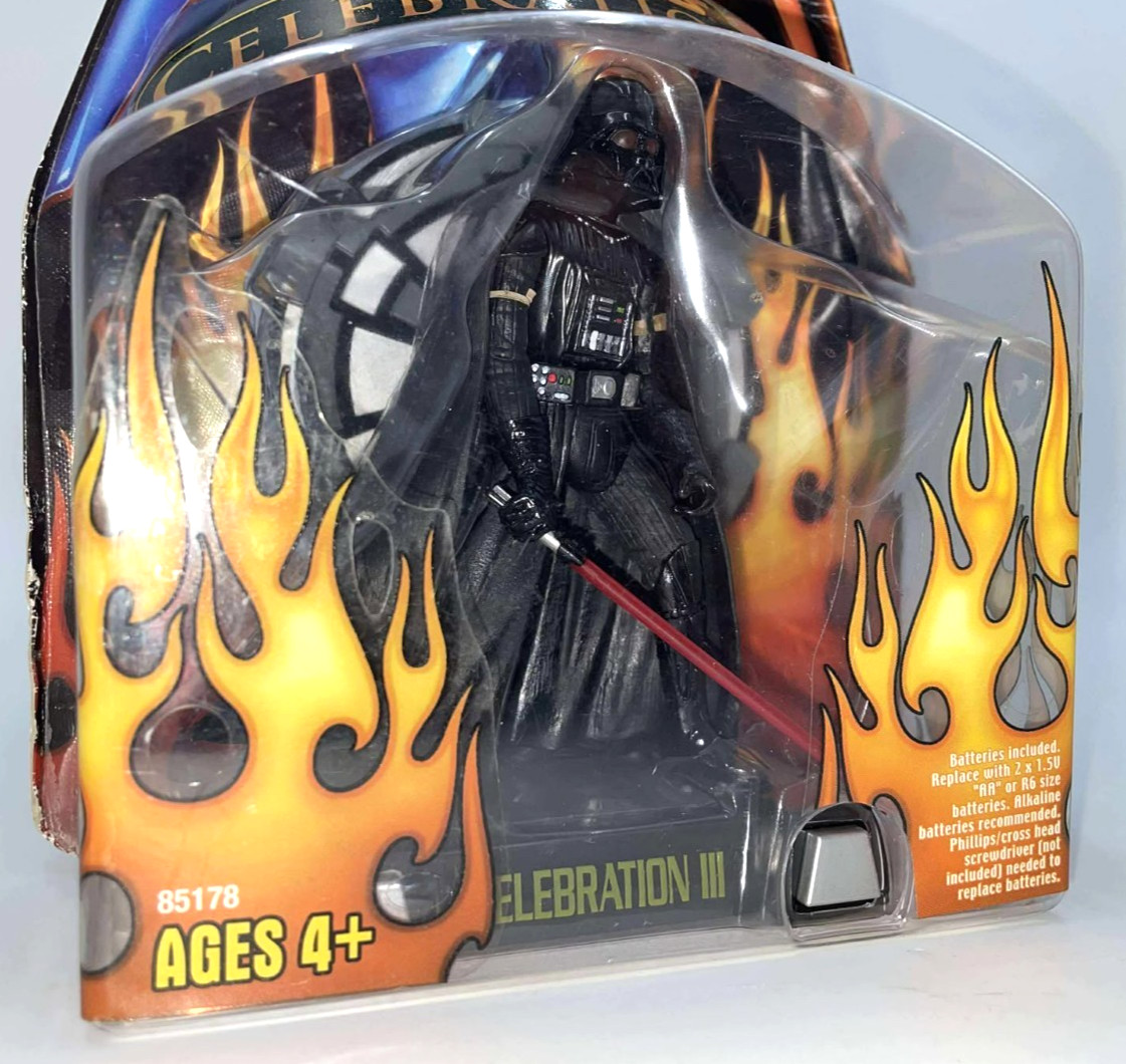 2005 Hasbro STAR WARS Celebration III Darth Vader 3.75 Talking Action Figure MOC