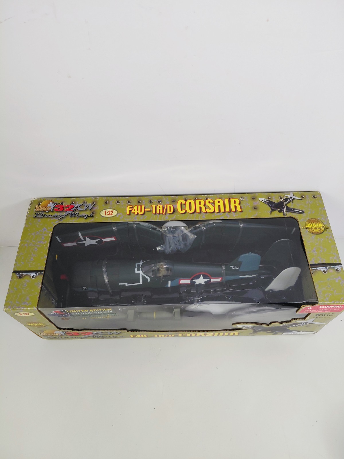21st Century Toys Ultimate Soldier F4u-1a/D Corsair Jolly Rogers 1:32 Scale Rare