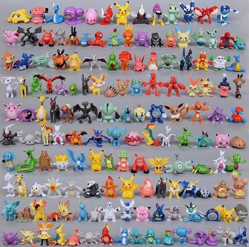 48 Pokemon Mini Figure Toys Pikachu Action Figures | Kids Gift |Party Favors|