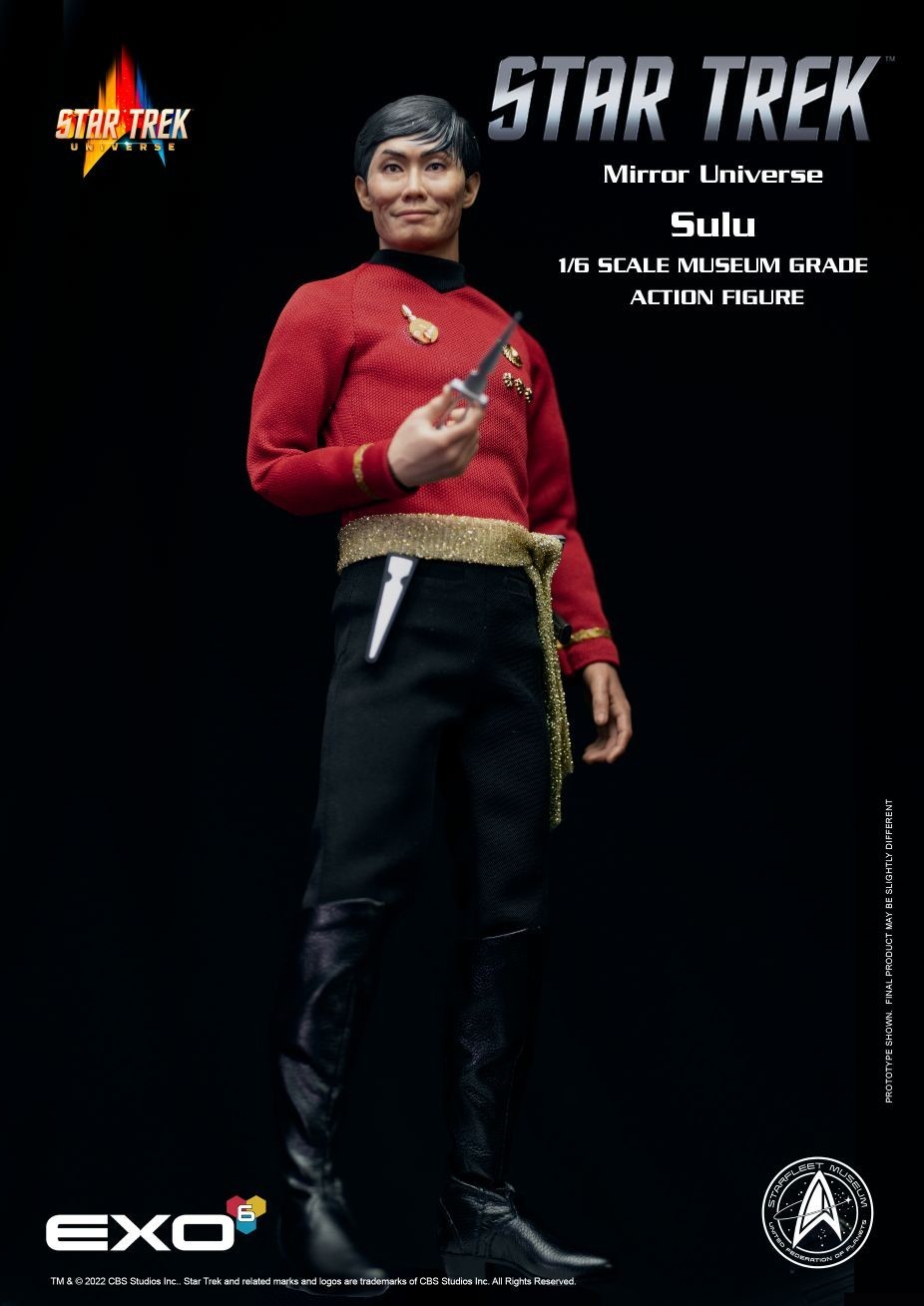 Star Trek TOS Mirror Universe Sulu 1/6 Action Figure EXO-6 New USA Seller OOP