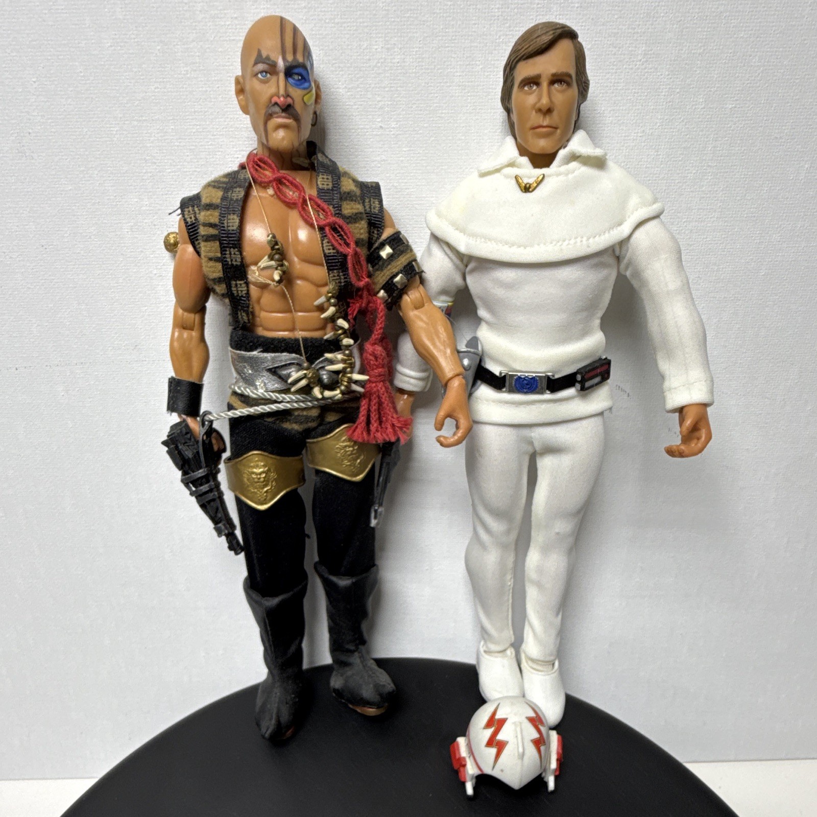 Zica Toys Buck Rogers & Tiger Man Action Figure Lot Complete w/ Accessories Rare