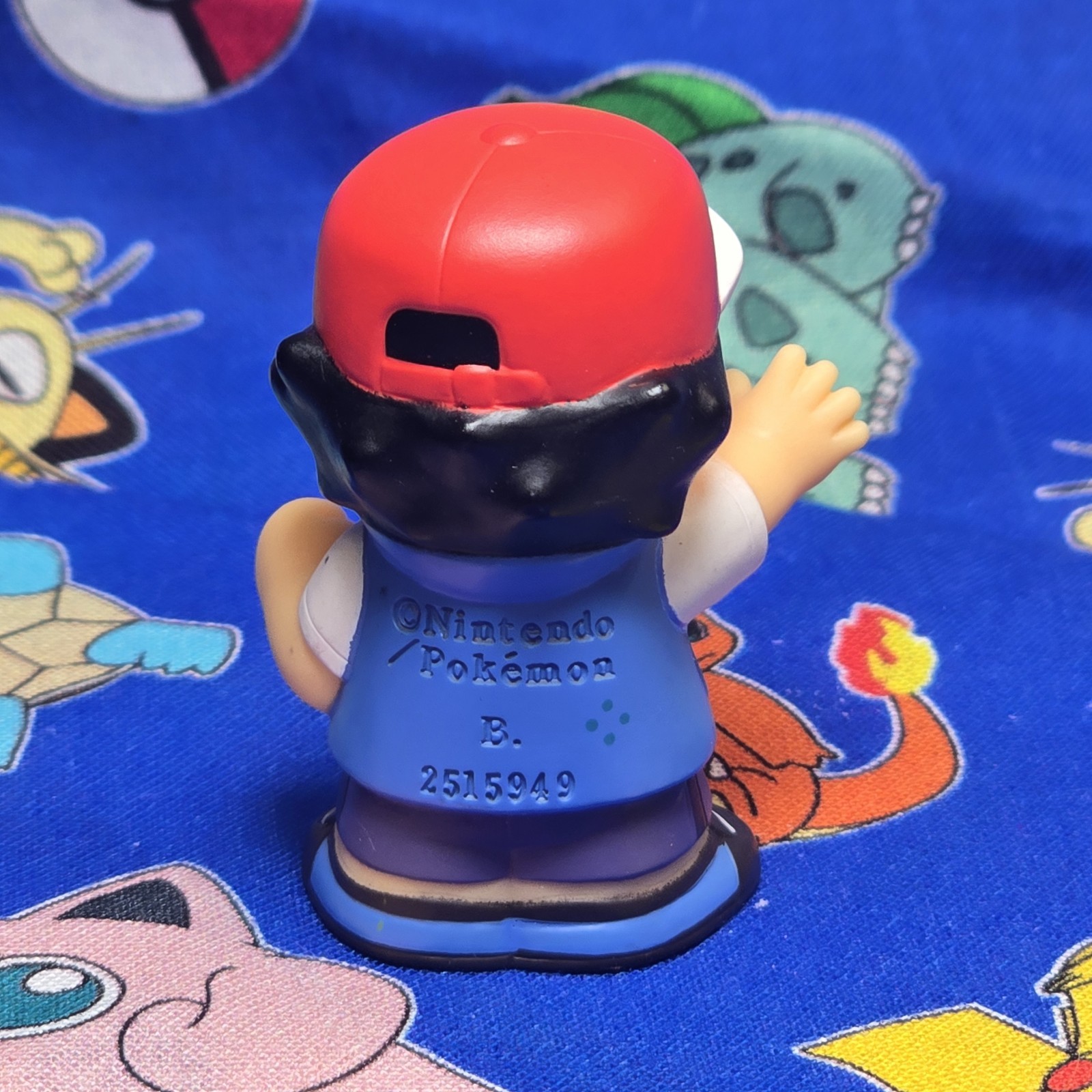 Pokemon Ash Ketchum Trainer Figure Finger Puppet 2020 Nintendo Bandai Japan USA