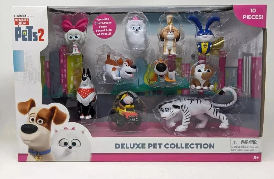 Illumination Presents Secret Life of Pets 2 Deluxe Pet Collection 10-Pack New