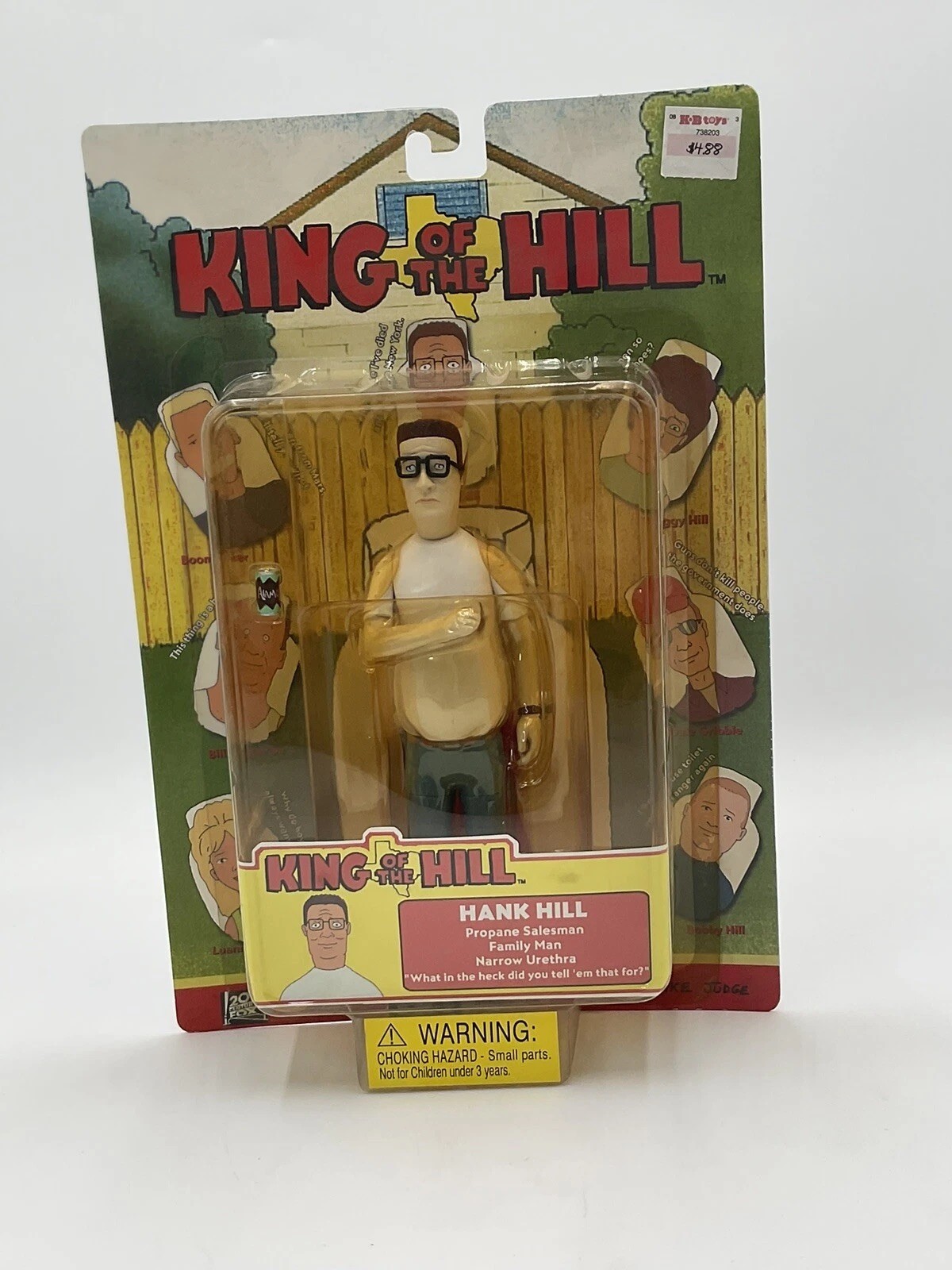 KING OF THE HILL – HANK HILL Action Figure TOYCOM SOTA DESIGN MIKE JUDGE 2002