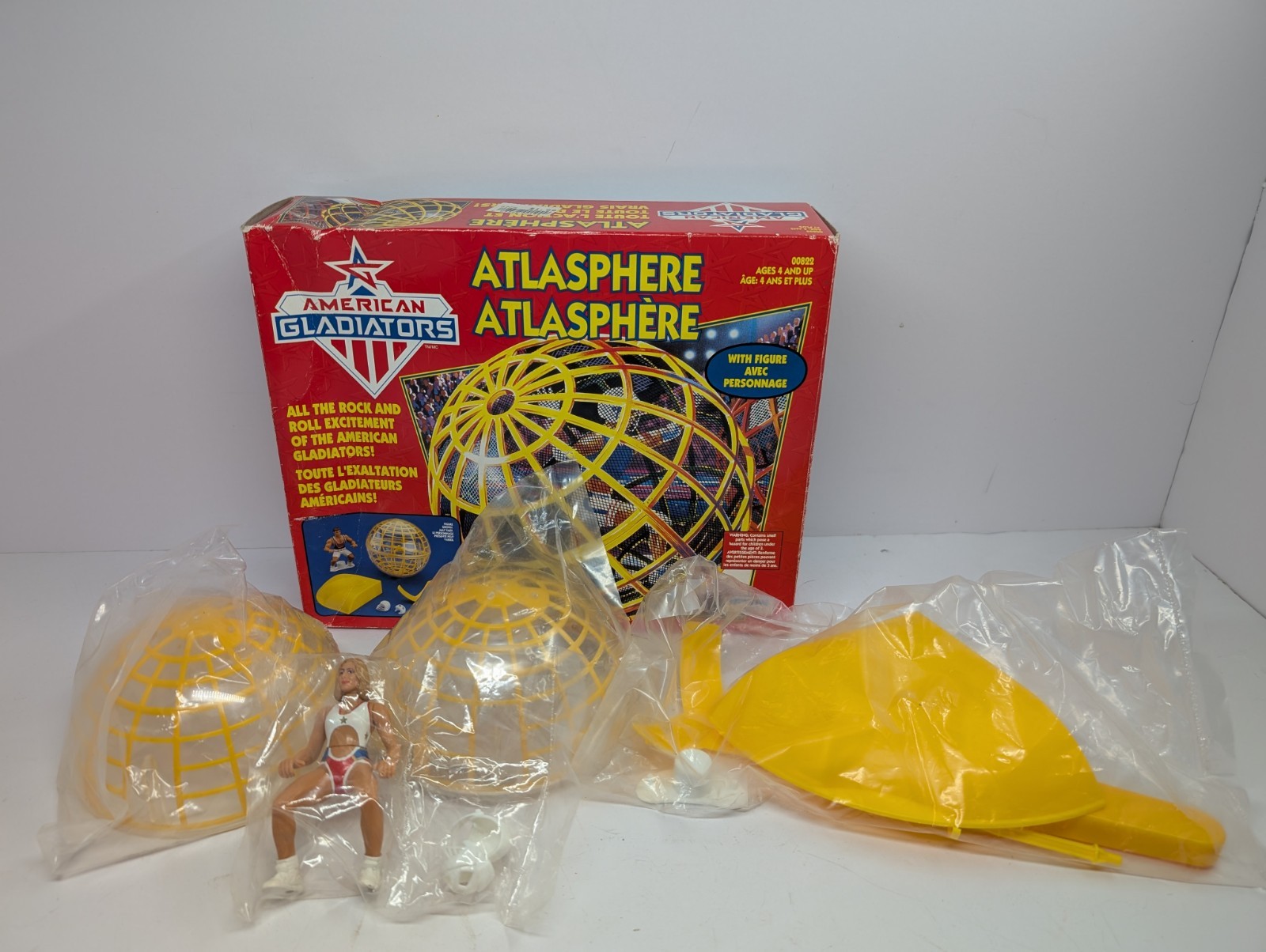 RARE Vintage American Gladiators Atlasphere Playset 1991 Irwin New In Open Box