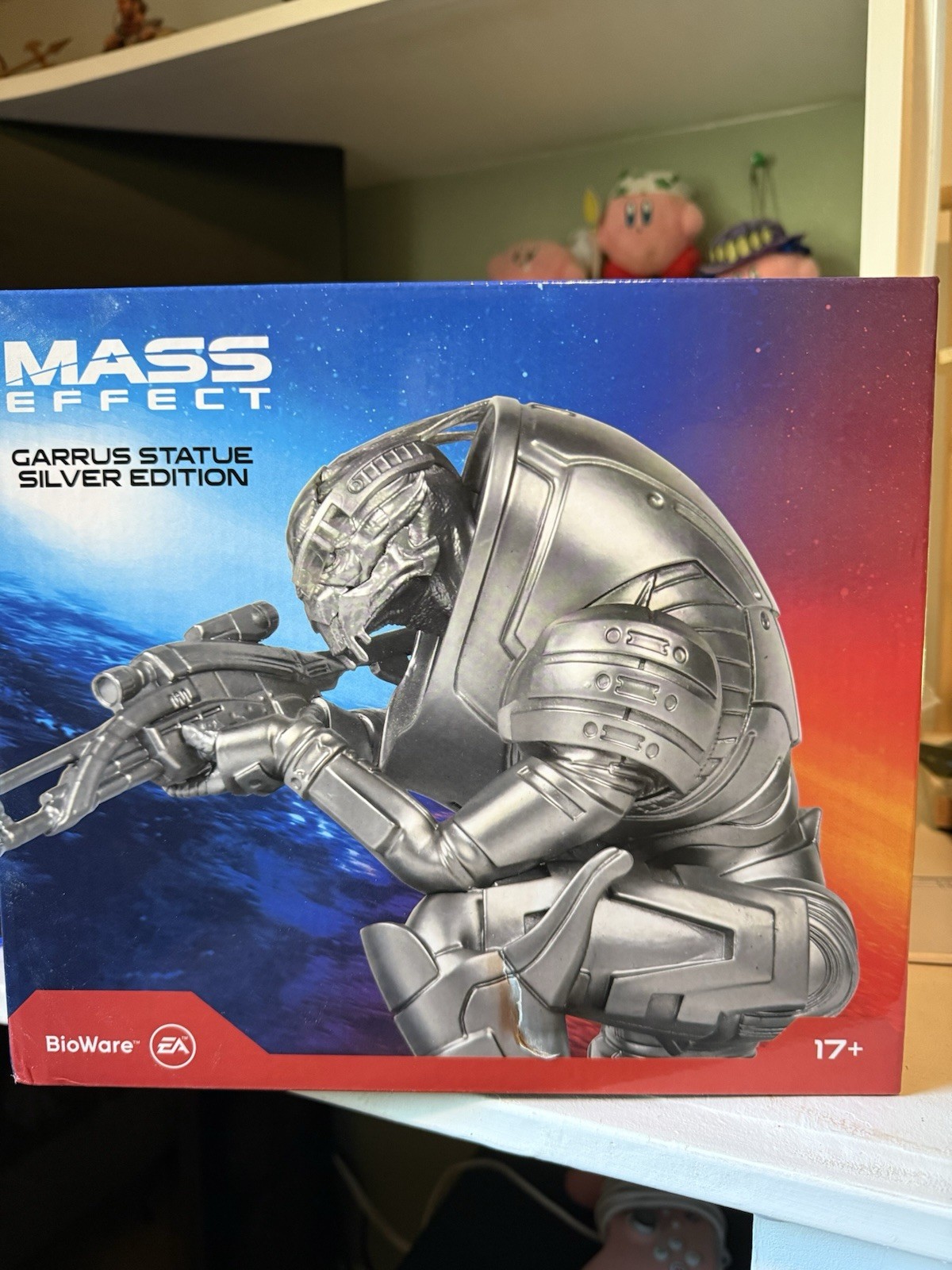 Mass Effect Legendary Garrus Silver Edition Statue Polyresin Figure M-92 Mantis