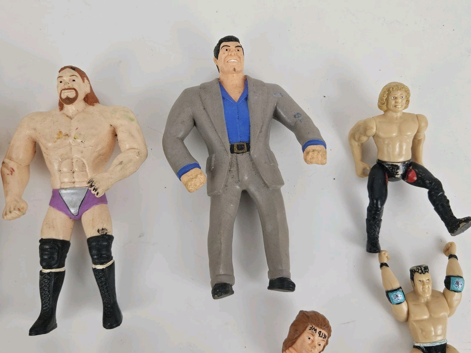 1990’s Lot 12 Vintage WWF Wrestling Collectibles Action Figures Titan Sports Inc