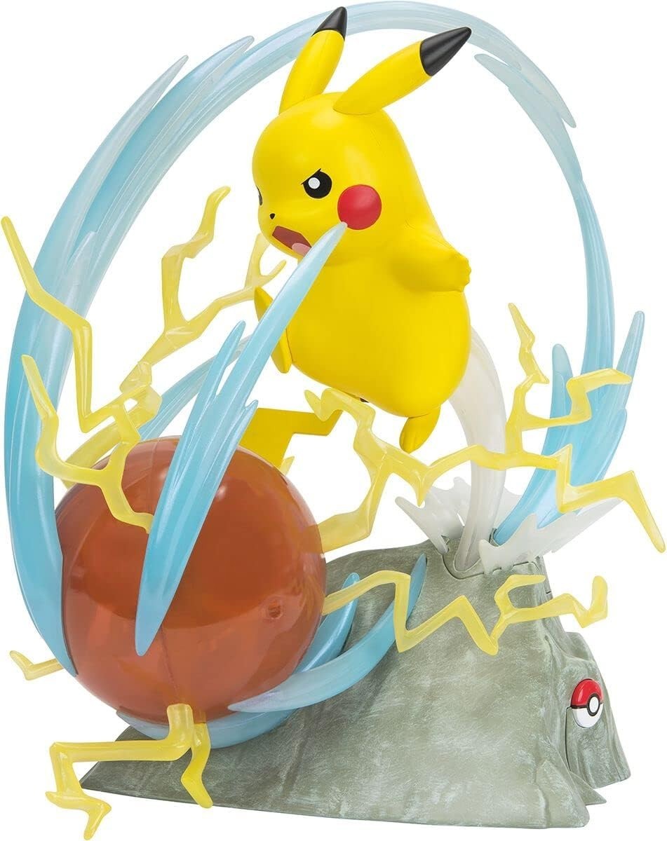New Jazwares Pokemon Select Deluxe 13″ Collector Figure/Statue – Pikachu – NEW