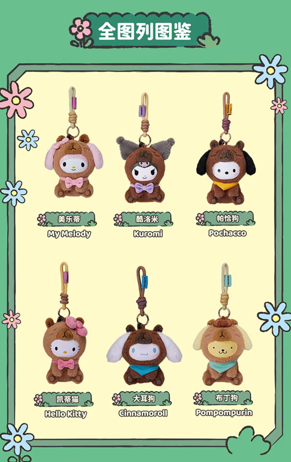 💡 Miniso x Sanrio Characters Capybara Series Vinyl Plush One Random Blind Box
