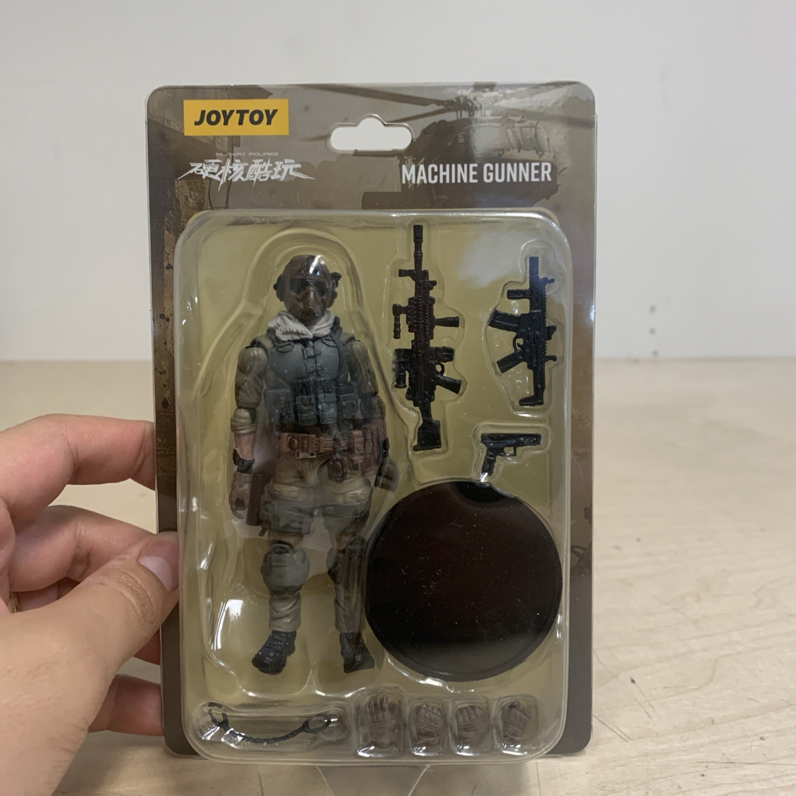 Dark Source 1/18 Scale 3.75 inch Delta Machine Gunner Collectible Action Figure