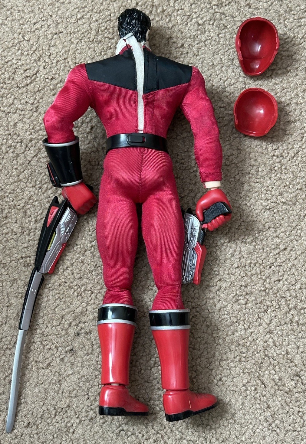 2001 Power Rangers Time Force Quantum Talking Ultra 12″ Figure Complete Working