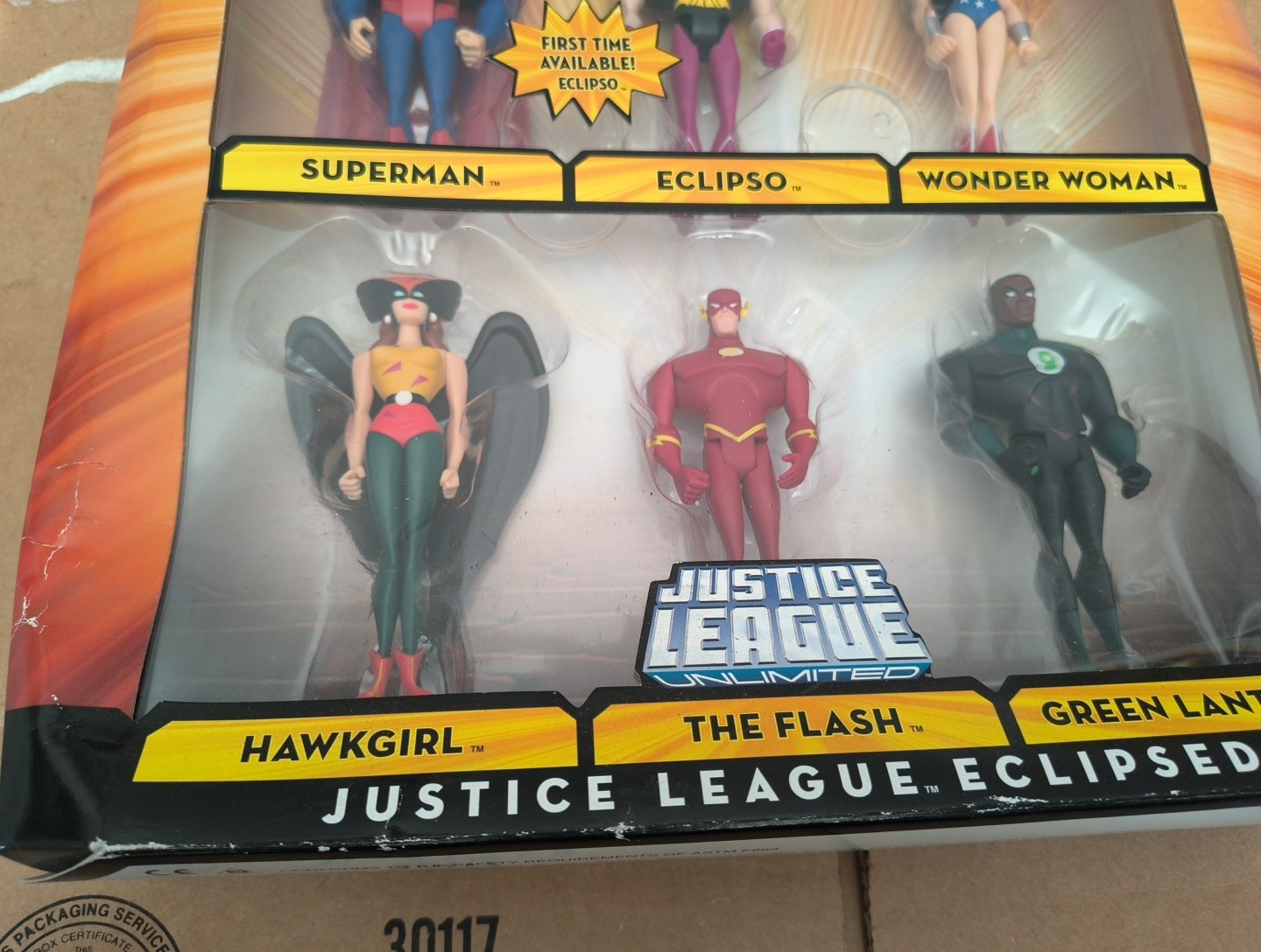 2009 Mattel DC Universe Justice League Unlimited 6-Pack Justice League Eclipsed