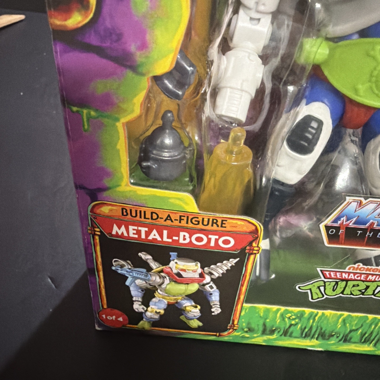 MOTU TMNT Turtles Of Grayskull Mouse-Jaw With Mouser Baf Metal-Boto Target NIB
