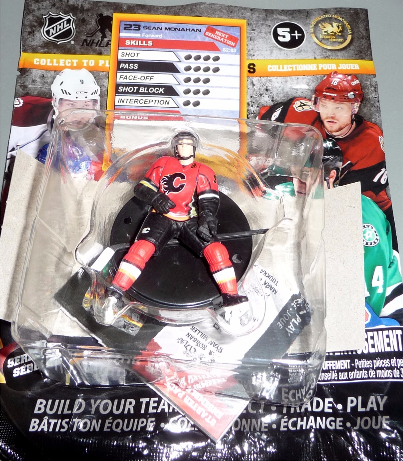 SEAN MONAHAN Calgary Flames 2.5″ Series 2 NHL Imports Dragon Hockey Figure LOOSE