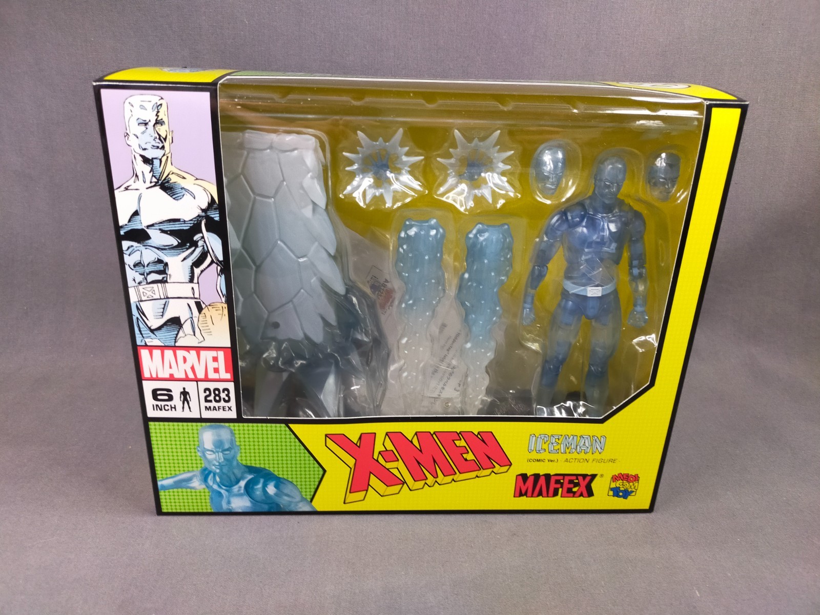 MAFEX No.283 Mafex ICEMAN (Comic Ver.) Marvel Comics X-Men Medicom Toy Japan