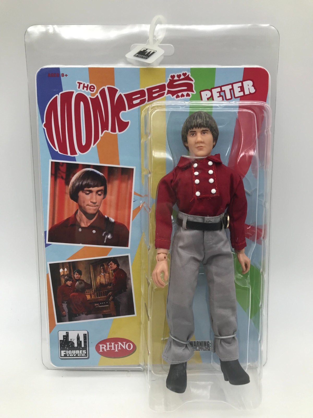 The Monkees 8 Inch Action Figures: RED Band Outfit: Set of all 4 NEW